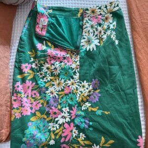 Anthropologie Perfect Floral Pencil Skirt